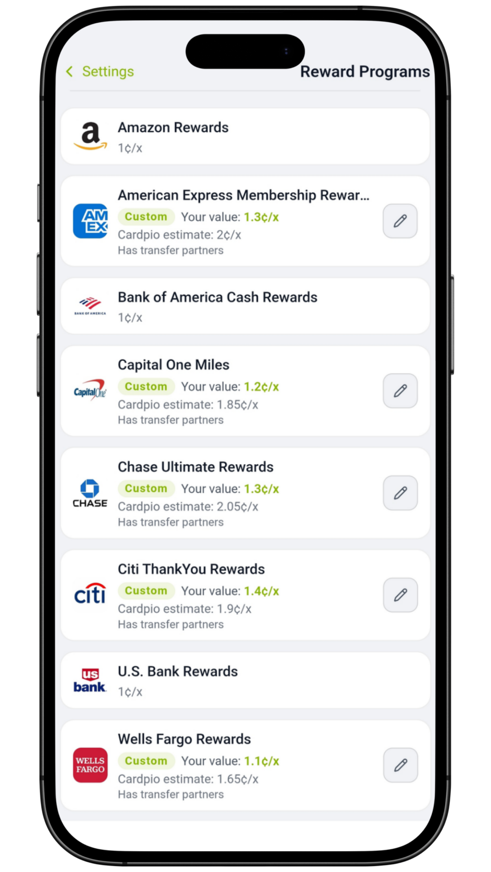 Rewards Programs